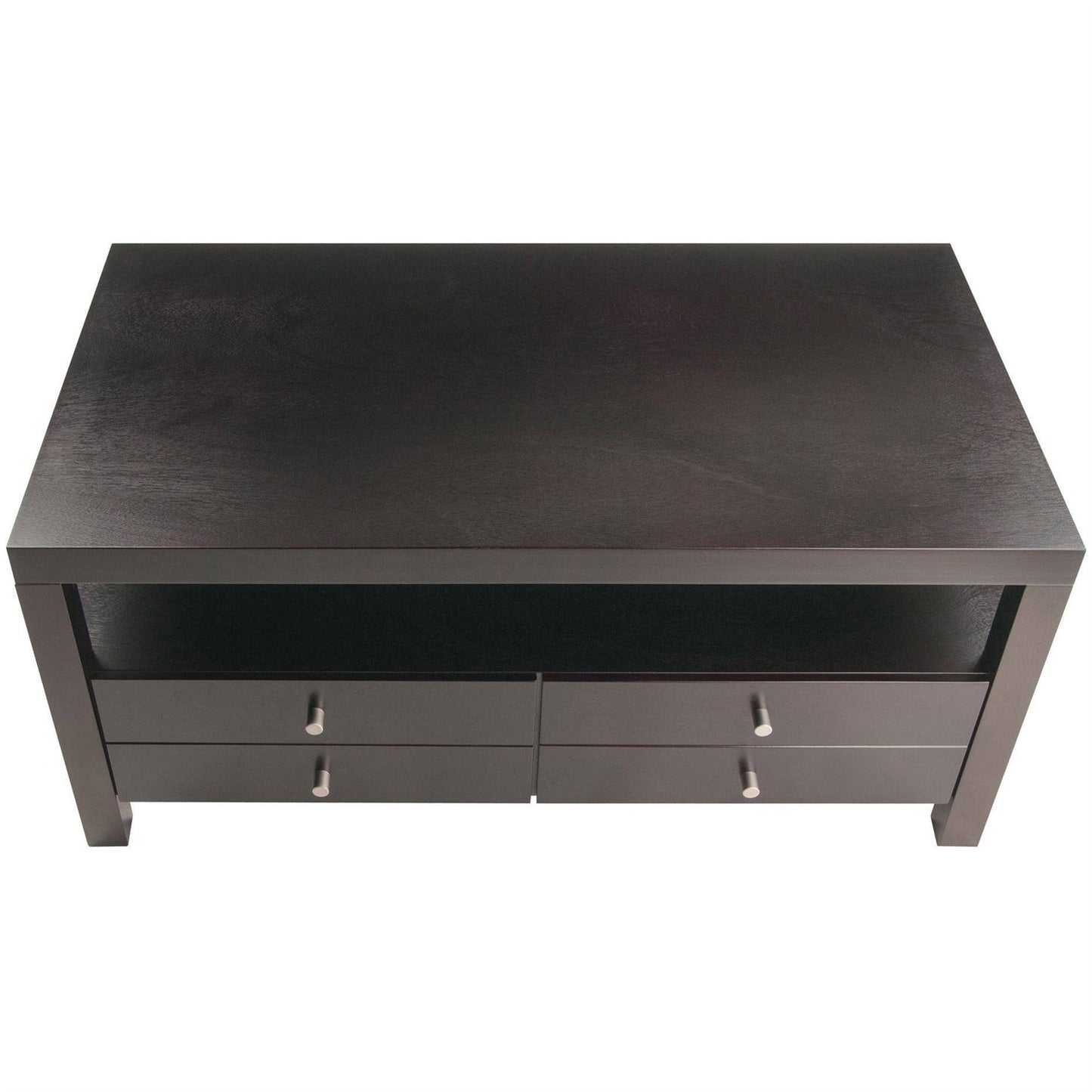 Modern Espresso 2 Drawer Coffee Table LuxuryLifeWay Online Store