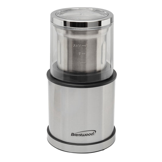 Brentwood 75 Gram Electric Wet and Dry Coffee Bean, Herb and Spice Grinder LuxuryLifeWay Online Store