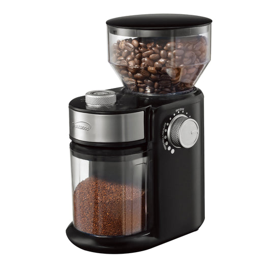 Brentwood 8 Ounce Automatic Burr Coffee Bean Grinder Mill in Black LuxuryLifeWay Online Store