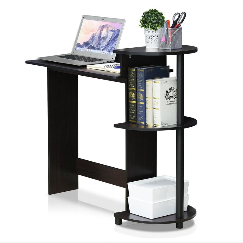 Contemporary Home Office Computer Desk in Black Finish LuxuryLifeWay Online Store