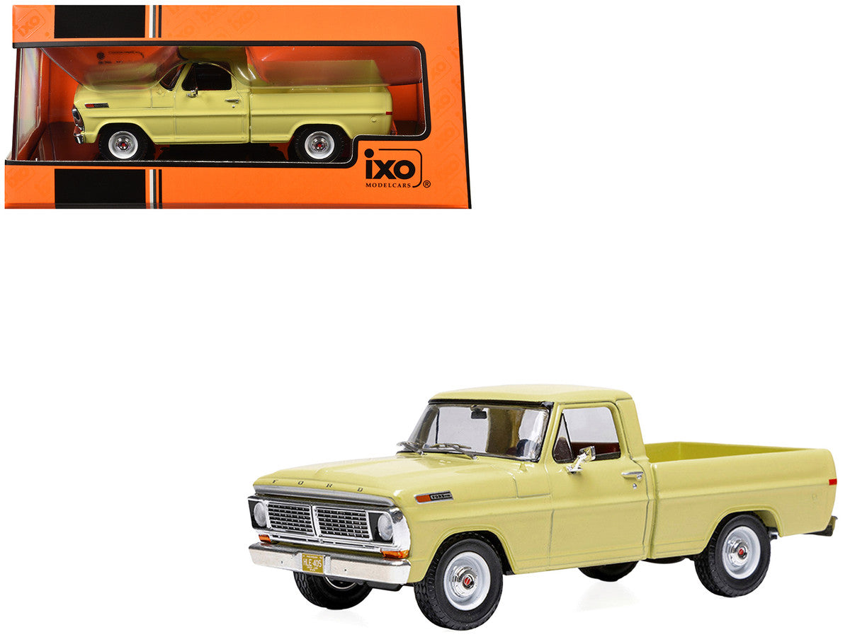 1970 Ford F-100 Pickup Truck Yellow 1/43 Diecast Model by IXO Models LuxuryLifeWay Online Store