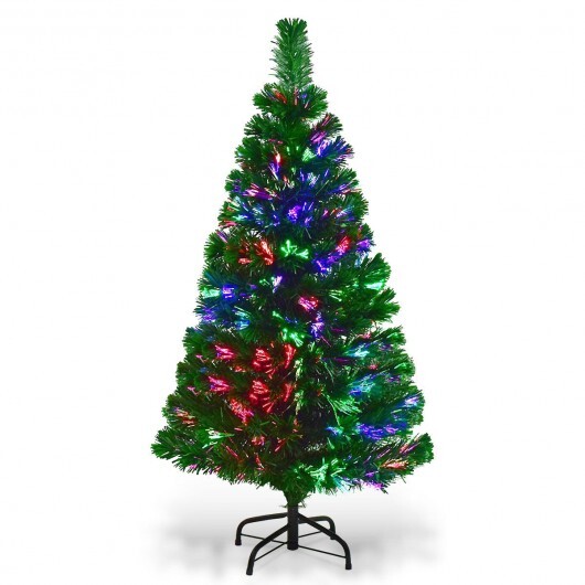 3' / 4' / 5' / 6' Fiber Optic Artificial PVC Christmas Tree-5 ft