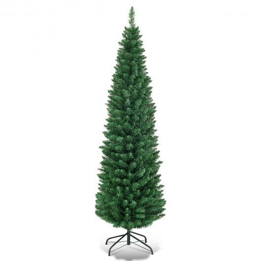 PVC Artificial Slim Pencil Christmas Tree-9 Feet LuxuryLifeWay Online Store