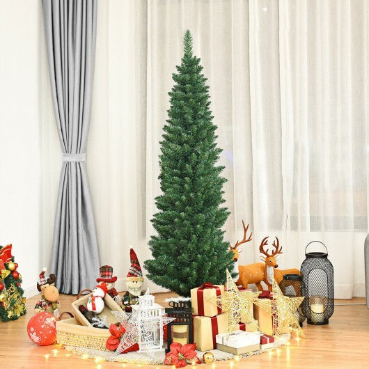 PVC Artificial Slim Pencil Christmas Tree-9 Feet LuxuryLifeWay Online Store