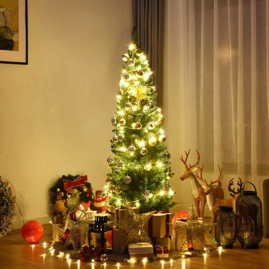 PVC Artificial Slim Pencil Christmas Tree-9 Feet LuxuryLifeWay Online Store