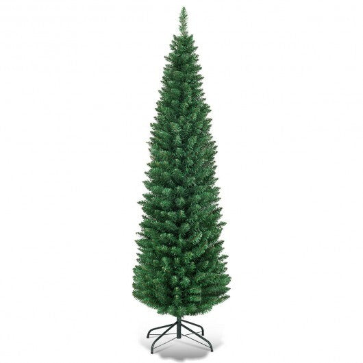 PVC Artificial Slim Pencil Christmas Tree-9 Feet LuxuryLifeWay Online Store