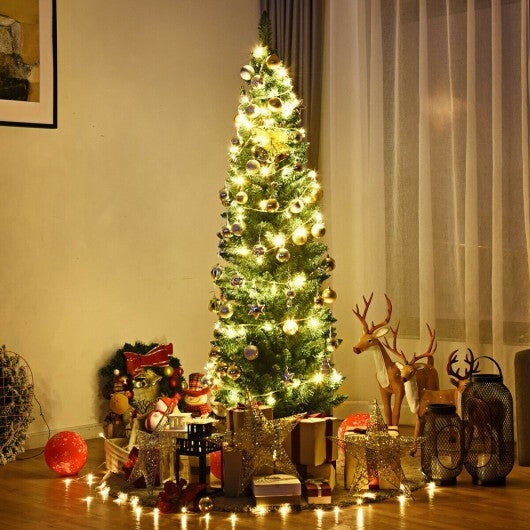 PVC Artificial Slim Pencil Christmas Tree-9 Feet LuxuryLifeWay Online Store