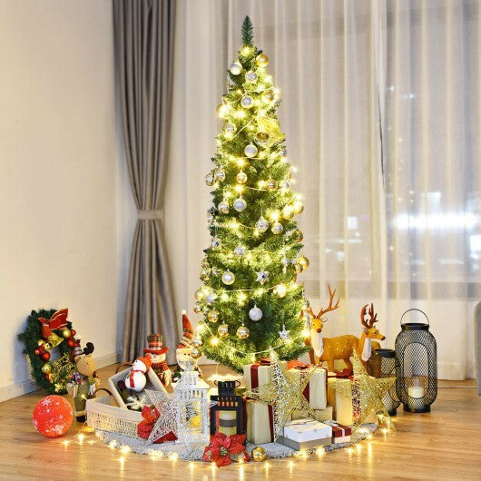 PVC Artificial Slim Pencil Christmas Tree-9 Feet LuxuryLifeWay Online Store