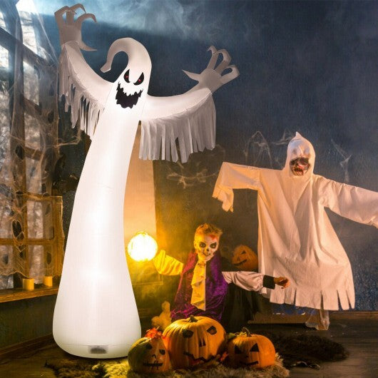 12 Feet Halloween Inflatable Spooky Ghost with Blower and LED Lights LuxuryLifeWay Online Store