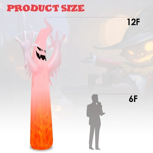 12 Feet Halloween Inflatable Decoration with Built-in LED Lights LuxuryLifeWay Online Store