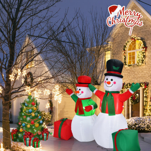 6 Feet Christmas Inflatable Snowmen Blow Up Christmas Decoration LuxuryLifeWay Online Store
