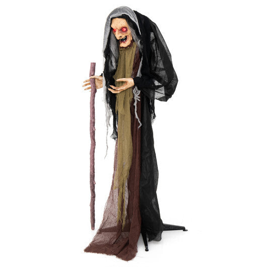 Life Size Animatronic Witch with Pre-Recorded Phrases LuxuryLifeWay Online Store