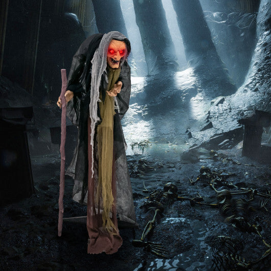 Life Size Animatronic Witch with Pre-Recorded Phrases LuxuryLifeWay Online Store