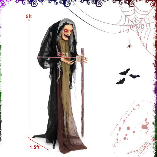 Life Size Animatronic Witch with Pre-Recorded Phrases LuxuryLifeWay Online Store