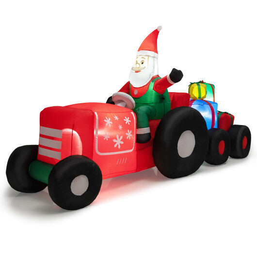 9 Feet Long Christmas Inflatables Santa Claus Decoration with Gifts LuxuryLifeWay Online Store