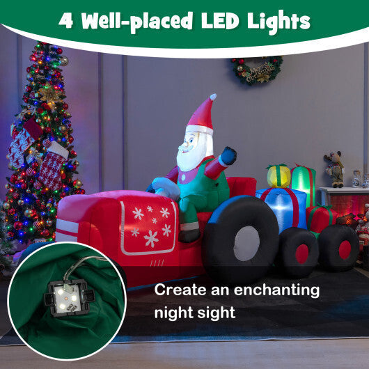 9 Feet Long Christmas Inflatables Santa Claus Decoration with Gifts LuxuryLifeWay Online Store