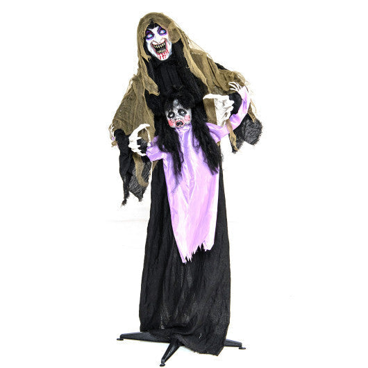 Lighted and Animated Halloween Decoration Outdoor Vampire with LED for Yard Lawn LuxuryLifeWay Online Store