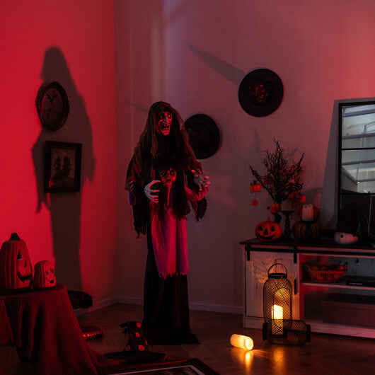 Lighted and Animated Halloween Decoration Outdoor Vampire with LED for Yard Lawn LuxuryLifeWay Online Store