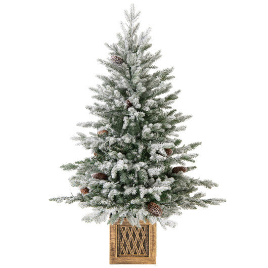 4 FT Pre-lit Artificial Entrance Christmas Tree 100 LED Lights LuxuryLifeWay Online Store