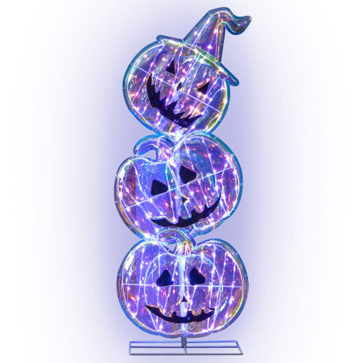 Standing 150 LED Lighted Pumpkin Halloween Decoration with Base LuxuryLifeWay Online Store