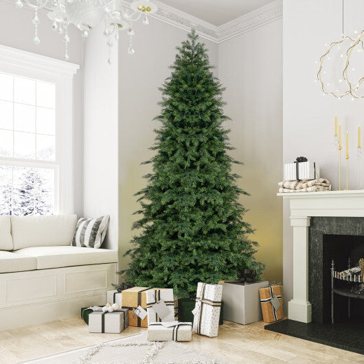 Artificial Christmas Tree Green Hinged Holiday Tree with 721/1019 Lush Branch Tips-6 ft LuxuryLifeWay Online Store