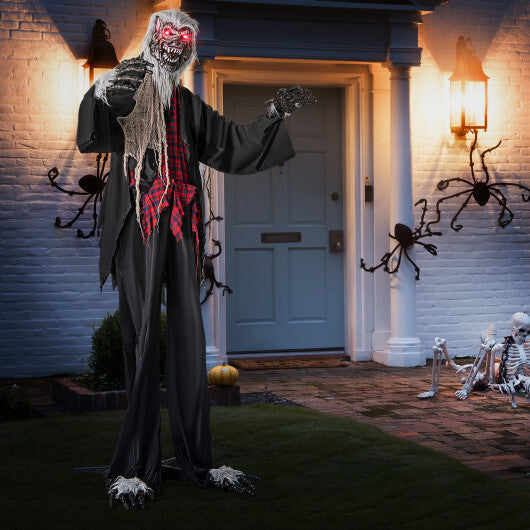8.2 FT Standing Animatronic Werewolf with Howling Sounds  Red Flashing Eyes and Poseable Arms LuxuryLifeWay Online Store