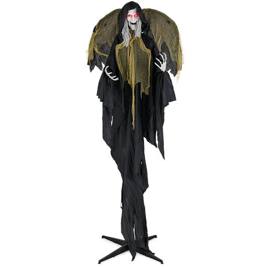 8.2 ft Halloween Standing Witch with Lighted Eyes and Automatic Wing Movement LuxuryLifeWay Online Store