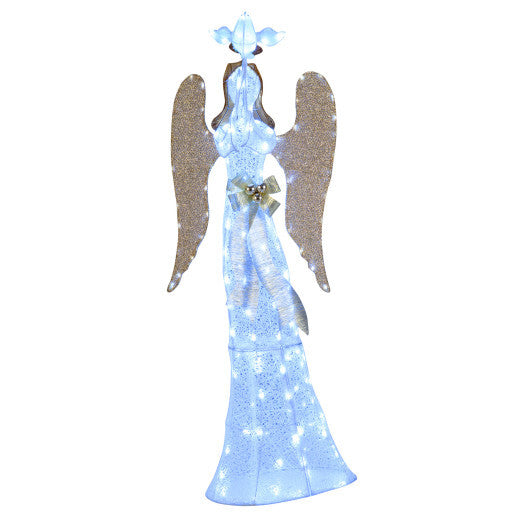 3D Lighted Angel Christmas Decoration 5.5 FT Halo Angel LuxuryLifeWay Online Store
