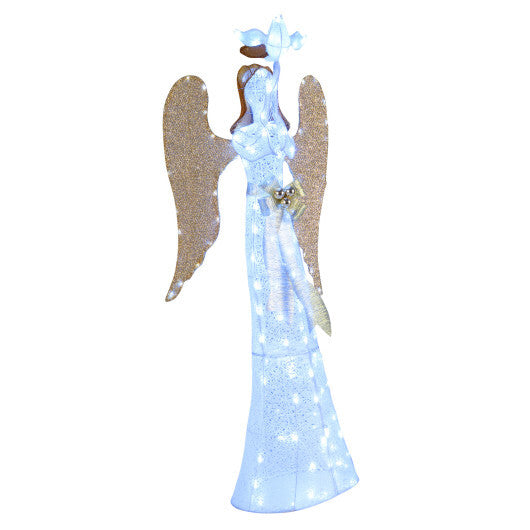 3D Lighted Angel Christmas Decoration 5.5 FT Halo Angel LuxuryLifeWay Online Store