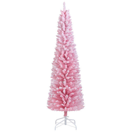 6 FT Artificial Christmas Tree with 460 Branch Tips and Folding Metal Stand LuxuryLifeWay Online Store