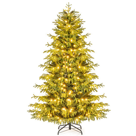 Artificial Christmas Tree with LED Lights and PVC Mixed Branch Tips-7 LuxuryLifeWay Online Store