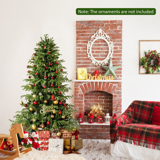 Artificial Christmas Tree with LED Lights and PVC Mixed Branch Tips-7 LuxuryLifeWay Online Store