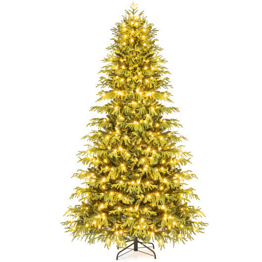 Artificial Christmas Tree with LED Lights and PVC Mixed Branch Tips-7 LuxuryLifeWay Online Store