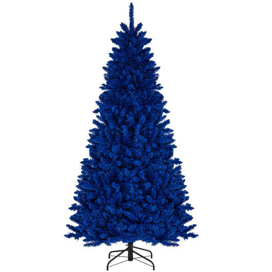 Pre-Lit Artificial Christmas Tree with 340 Blue LED Lights and 3 Modes-7 ft LuxuryLifeWay Online Store