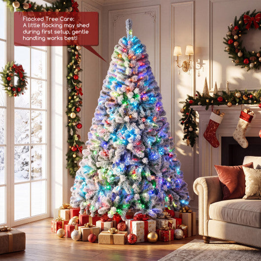 7.5/6 FT Smart Pencil Christmas Tree with APP Remote & RGB Lights and Music Sync-6FT LuxuryLifeWay Online Store