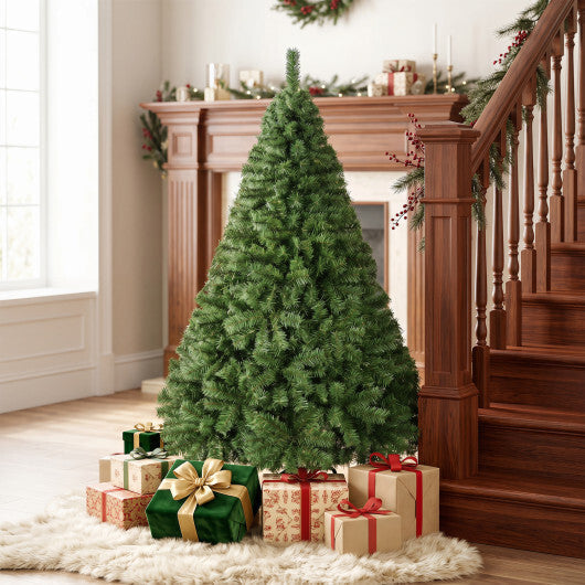 Costway 5 FT Artificial Christmas Tree with 519 Full Branch Tips & Folding Metal Stand LuxuryLifeWay Online Store