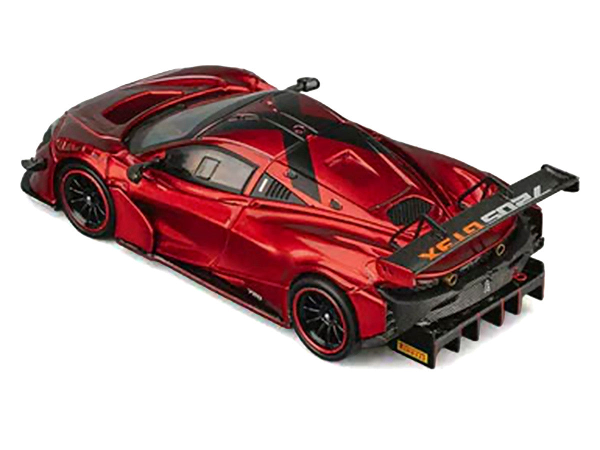 McLaren 720S GT3X Red Metallic 1/64 Diecast Model Car by CM Model LuxuryLifeWay Online Store