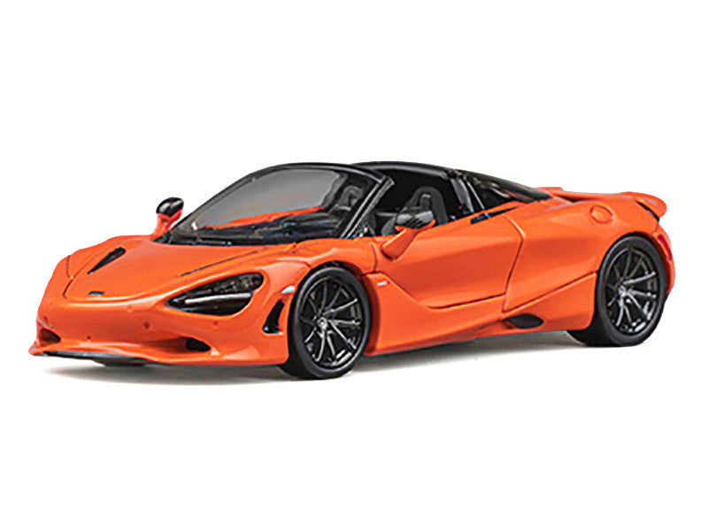 McLaren 750S Spider Orange with Black Accents 1/64 Diecast Model Car by CM Models LuxuryLifeWay Online Store
