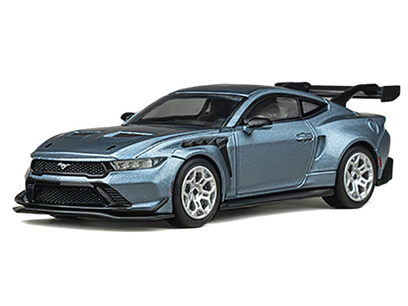 Ford Mustang GTD Light Blue Metallic 1/64 Diecast Model Car by CM Models LuxuryLifeWay Online Store