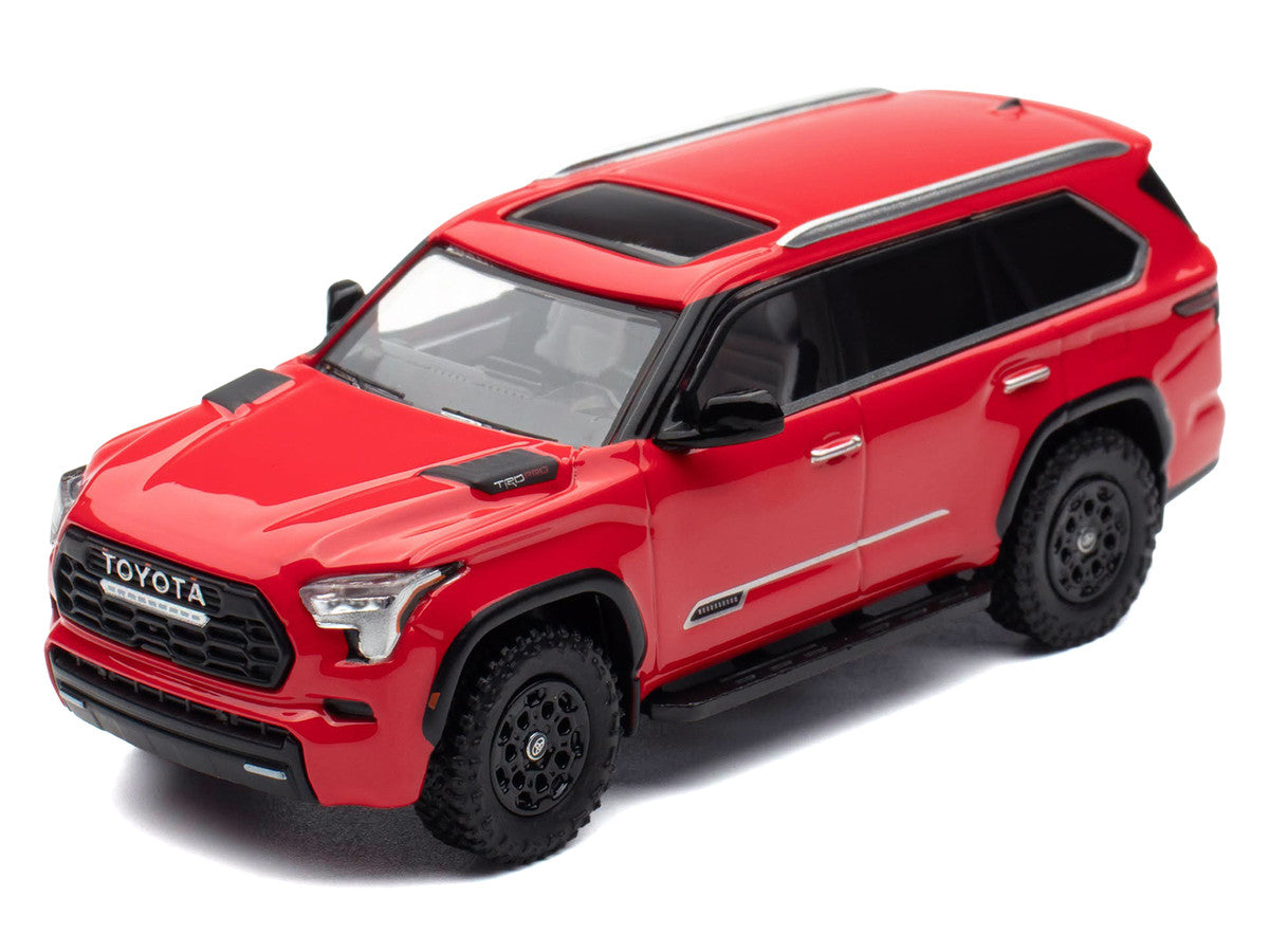 2024 Toyota Sequoia Solar Red 1/64 Diecast Model Car by CM Model LuxuryLifeWay Online Store