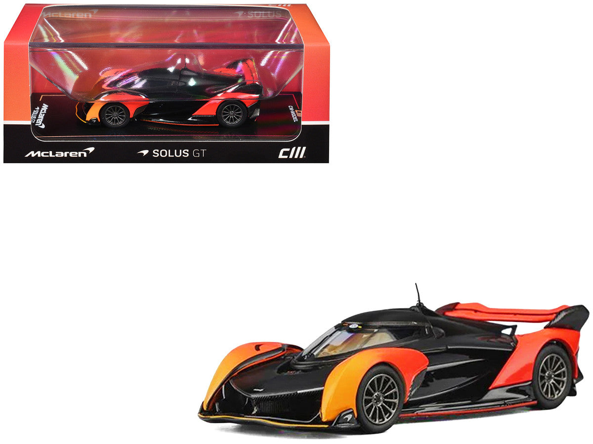 McLaren Solus GT Orange Gradient and Matt Black 1/64 Diecast Model Car by CM Models LuxuryLifeWay Online Store