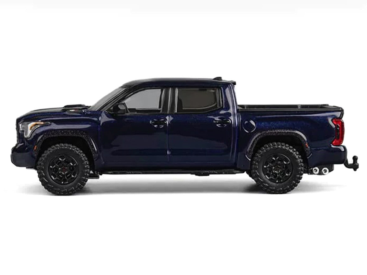 Toyota Tundra Pickup Truck Dark Blue Metallic 1/64 Diecast Model Car by CM Model LuxuryLifeWay Online Store