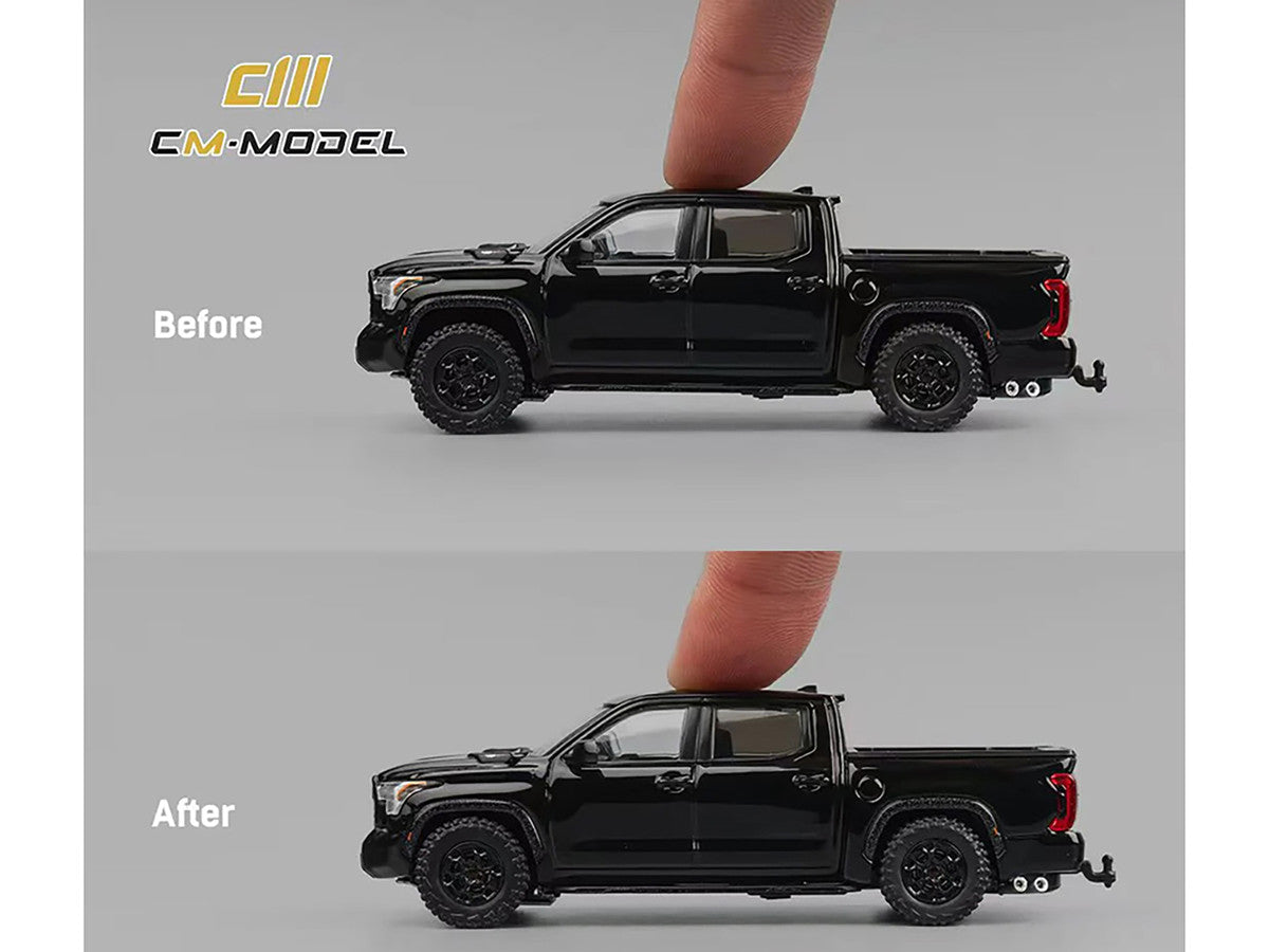 Toyota Tundra Pickup Truck Black 1/64 Diecast Model Car by CM Models LuxuryLifeWay Online Store