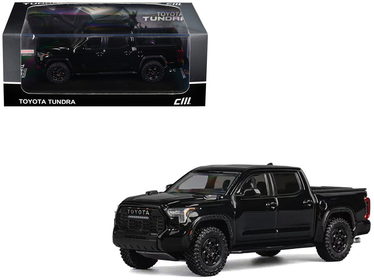 Toyota Tundra Pickup Truck Black 1/64 Diecast Model Car by CM Models LuxuryLifeWay Online Store