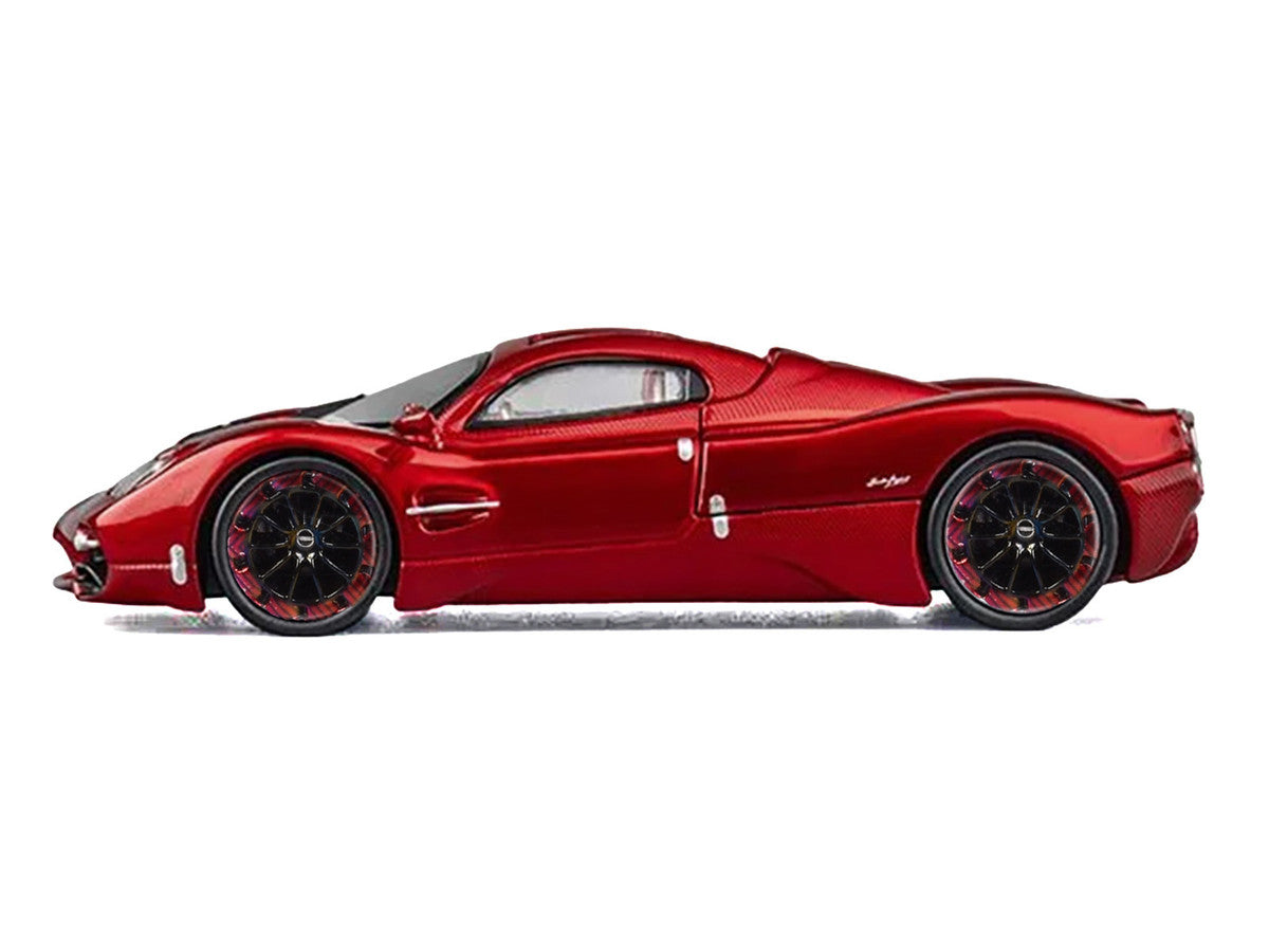 Pagani Utopia Red Metallic with Red Carbon Top 1/64 Diecast Model Car by CM Model LuxuryLifeWay Online Store