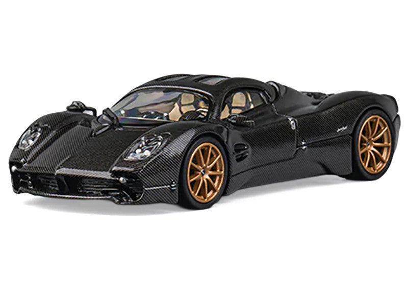 Pagani Utopia Full Carbon with Gold Wheels 1/64 Diecast Model Car by CM Model LuxuryLifeWay Online Store