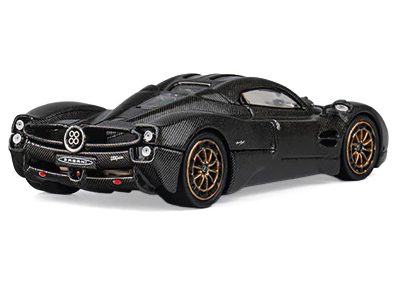 Pagani Utopia Full Carbon with Gold Wheels 1/64 Diecast Model Car by CM Model LuxuryLifeWay Online Store