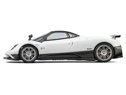 Pagani Zonda F Pearl White with Black Top 1/64 Diecast Model Car by CM Model LuxuryLifeWay Online Store
