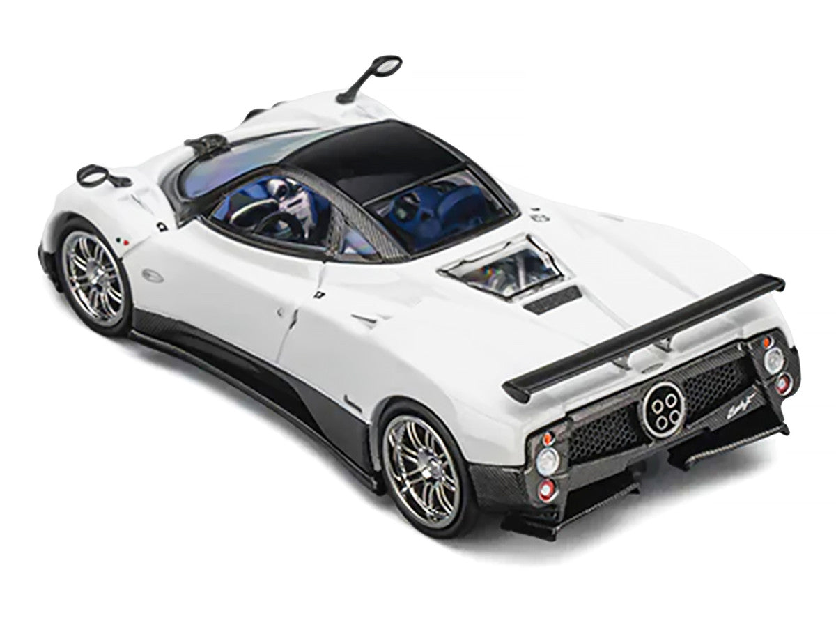 Pagani Zonda F Pearl White with Black Top 1/64 Diecast Model Car by CM Model LuxuryLifeWay Online Store