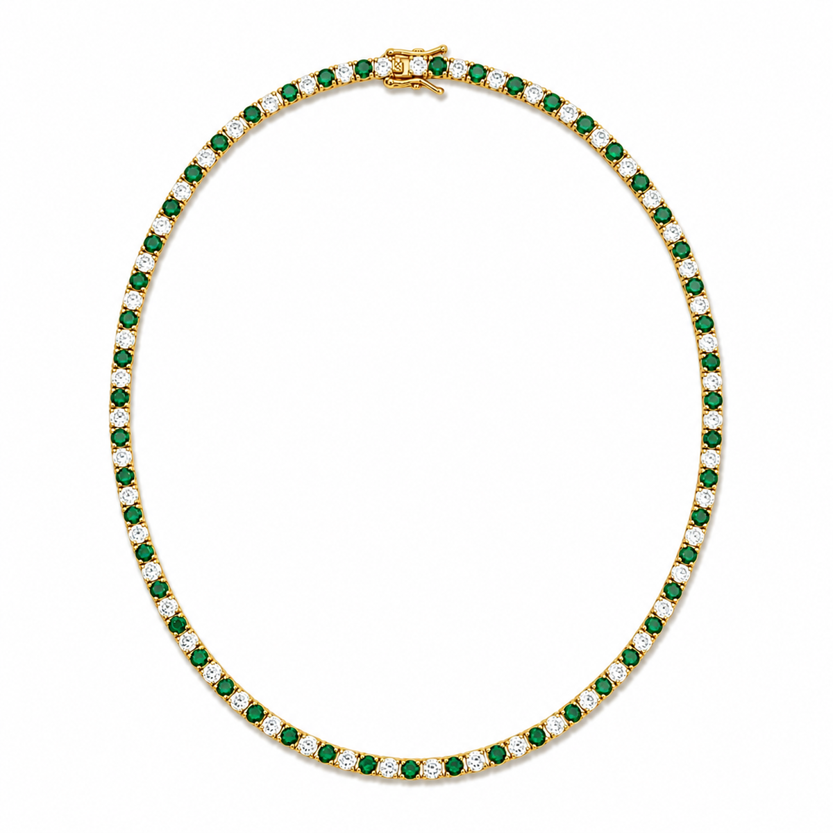 3mm CZ Tennis Bracelet – Color Stone & Clear Bezel Bracelet LuxuryLifeWay Online Store